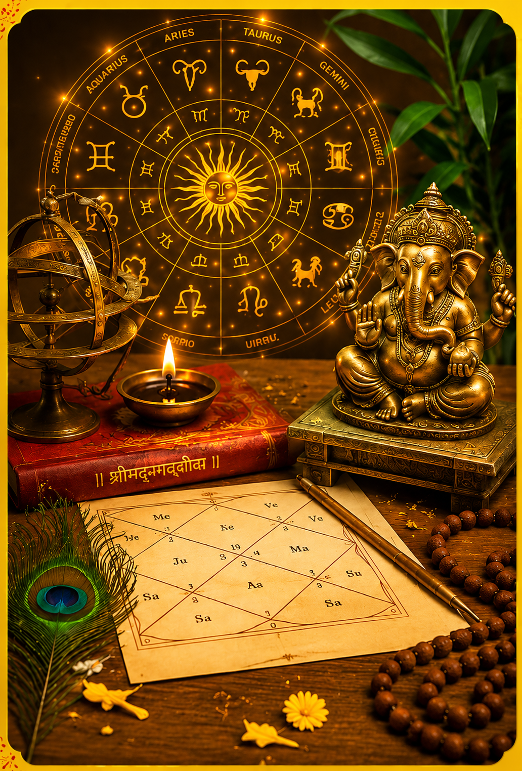 Spiritual Astrology Ganesha Setup
